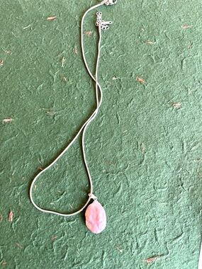 Irregular Baroque Pearl Necklace, Simple Stainless Steel Chain